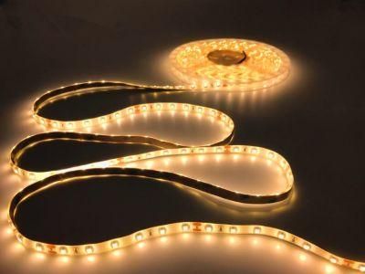 High Brightness 4.8W/M 60LEDs/M 3528 Flexible LED Strip Light with 3 Years Warranty