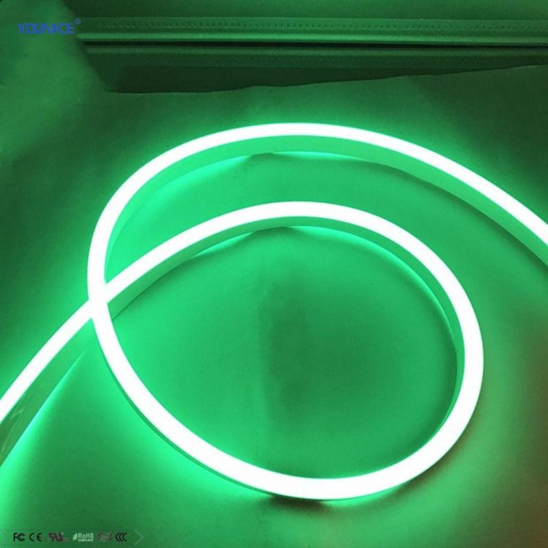 Green 13*16mm DC12V 270 Degree LED Flexible Neon Strip