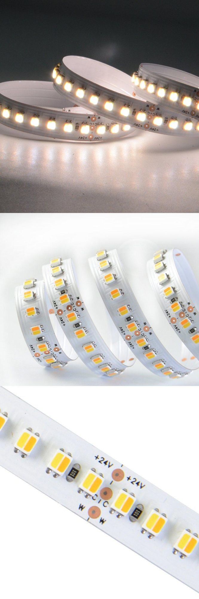 SMD3527 120 LEDs/m Magic Color CCT Adjustable LED Strip Light with High Lumen