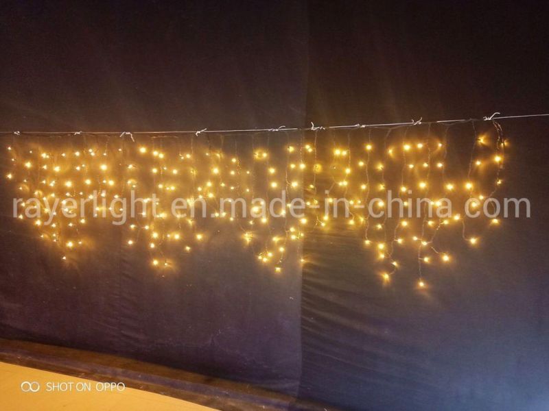 LED Holiday Decoration LED Outdoor Fairy Icicle Lights for Market Stores