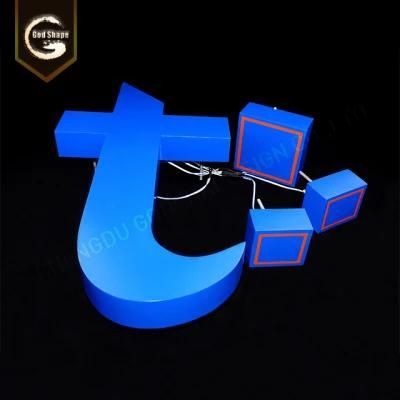 LED Stainless Steel 3D Channel Letters Small or Big Size Light Box