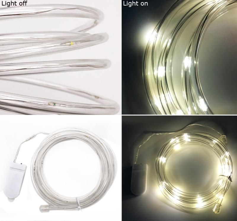 Guirnalda Wires Restaurant Decoration Light Festival Small Battery LED Tube Lights