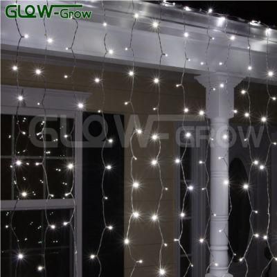 2.5m*0.7m IP65 Waterproof White Christmas LED Icicle Light for Holiday Xmas Decoration