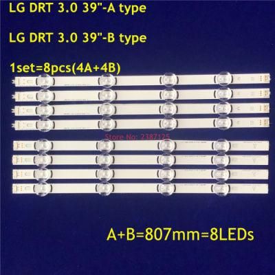 8PCS X LED Backlight Strip for LG TV 390hvj01 Lnnotek Drt 3.0 39&quot; 39lb5610 39lb561V 39lb5800 39lb561f Drt3.0 39lb5700 39lb650V