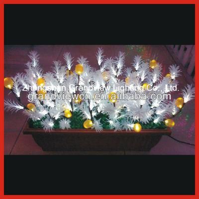White Orange New Design for Decorative Office LED Light Flower with Pot