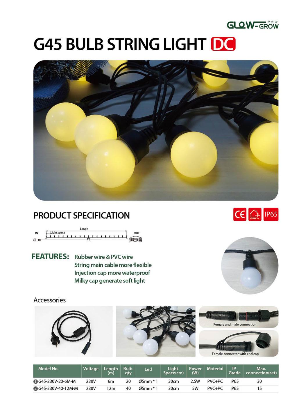 Christmas Tree Use LED Festoon Light Bulb String Light for Holiday Decoration