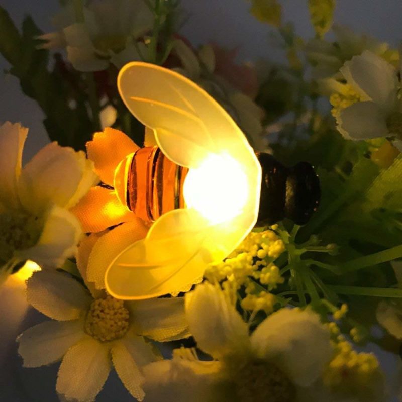 Factory Superb Quality Waterproof LED Bee Shape String Light