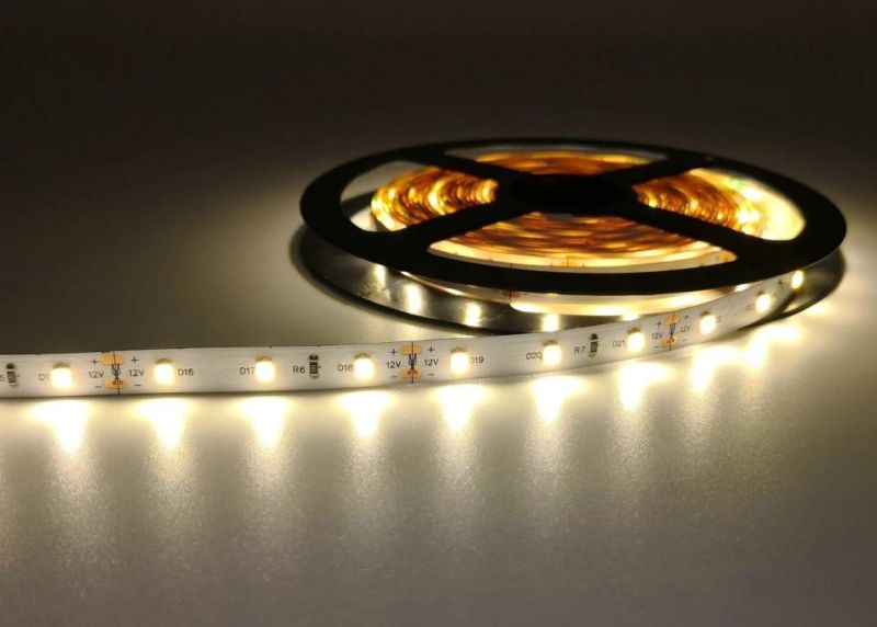 99.99% Gold Wire and Red Copper Pad SMD LED 2835 60LEDs/M LED Strip