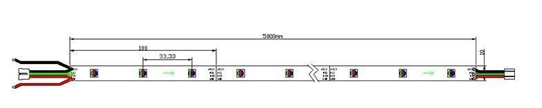 DC5V 5m Ws2812b Ws2813 LED Pixel Strip 30/60LEDs/M Programmable Individually Addressable Smart RGB Full Color LED Strip Light