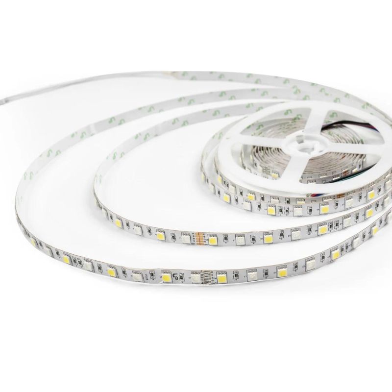 5050 60LED/M 14.4W/M Flexible SMD5050 RGB+W LED Strip 1year Warranty