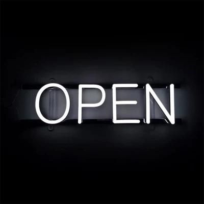 12V Advertising Acrylic Custom Open Neon LED Light Sign for Shop