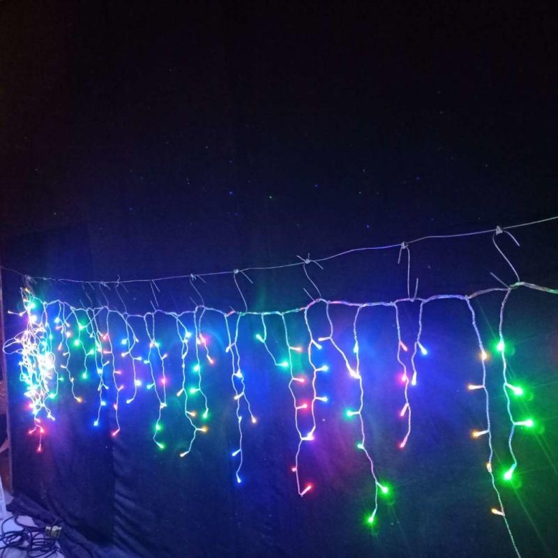 Decorative Light Festival Light Outdoor Lighting Multi Colorled Icicle Lights