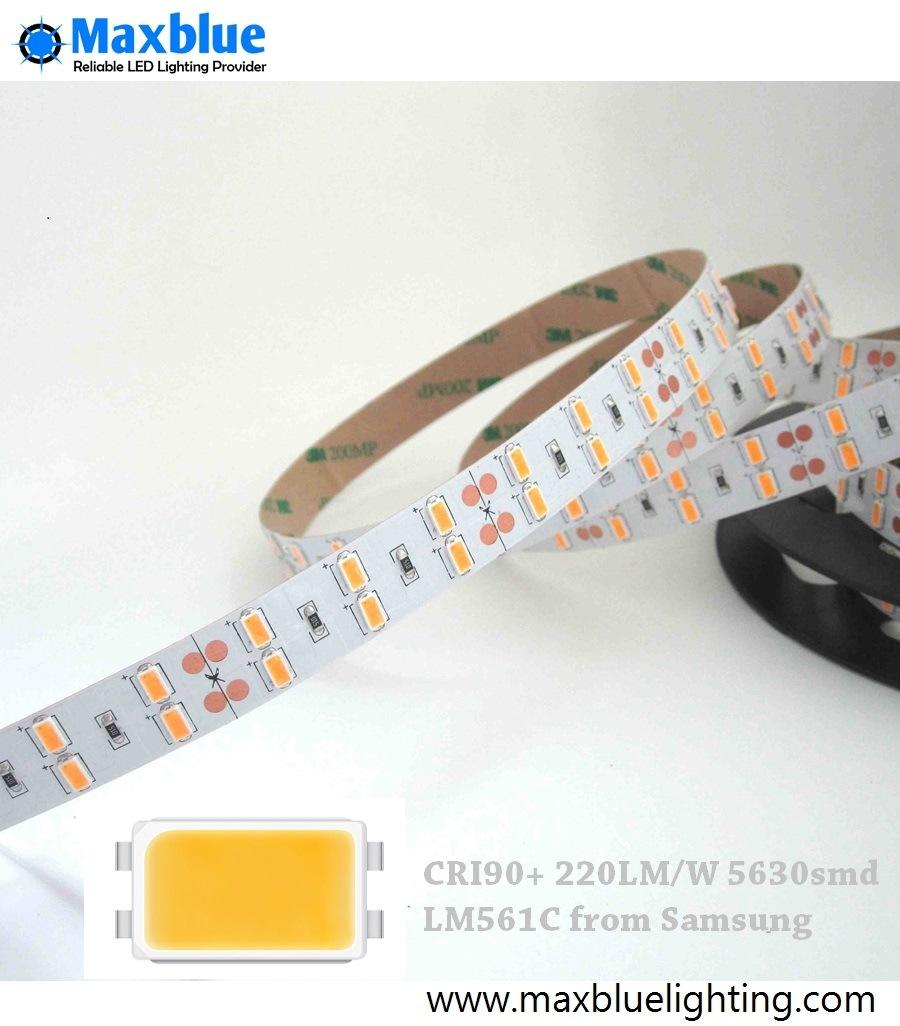 New 210lm/W High Luminous Efficacy 5630SMD Samsung Lm301b Lm561c LED Strip