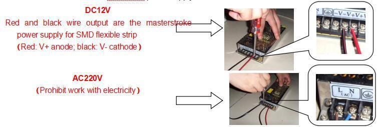 Flexible 12V 3000K 60 LEDs SMD 2835 S Shape LED Strip with 3m Adhesive Waterproof IP66