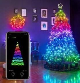 Christmas Tree Decoration Lights Custom LED String Lights APP Remote Control Fairy Light