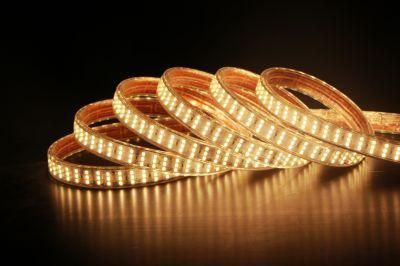 Super High Brightness 1500lm/M Flexible LED Strip Light 14W/M SMD2835 276LEDs/M Triple Lines Rope Light Waterproof IP65