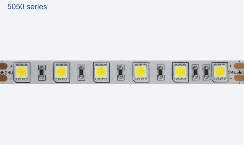 DC24V 24W 15mm Width 120LEDs/M SMD5050 LED Flexible Tape Strip