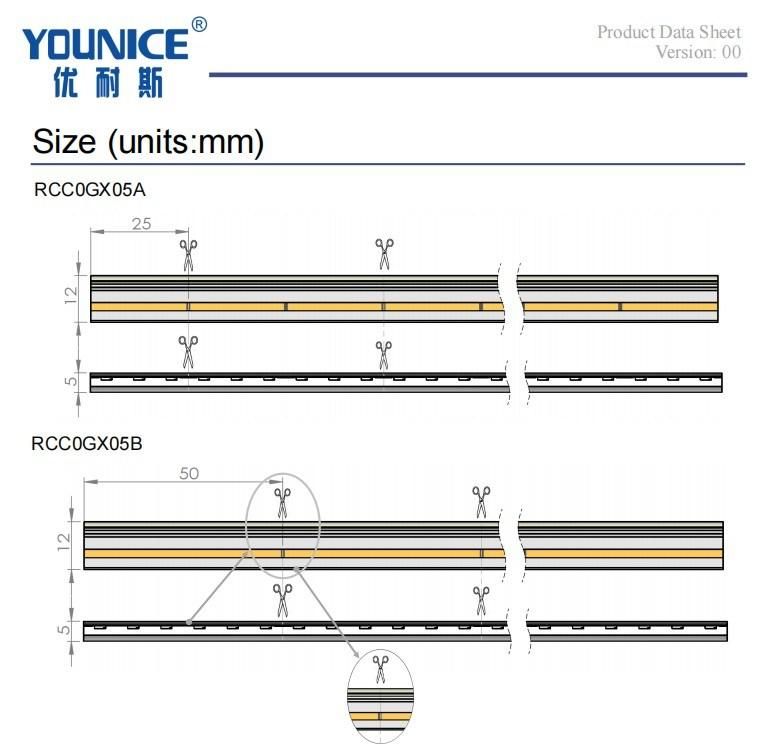 DC24V High Quality 5*12mm Side Lighting Silicone Tube Light LED Neon Strip