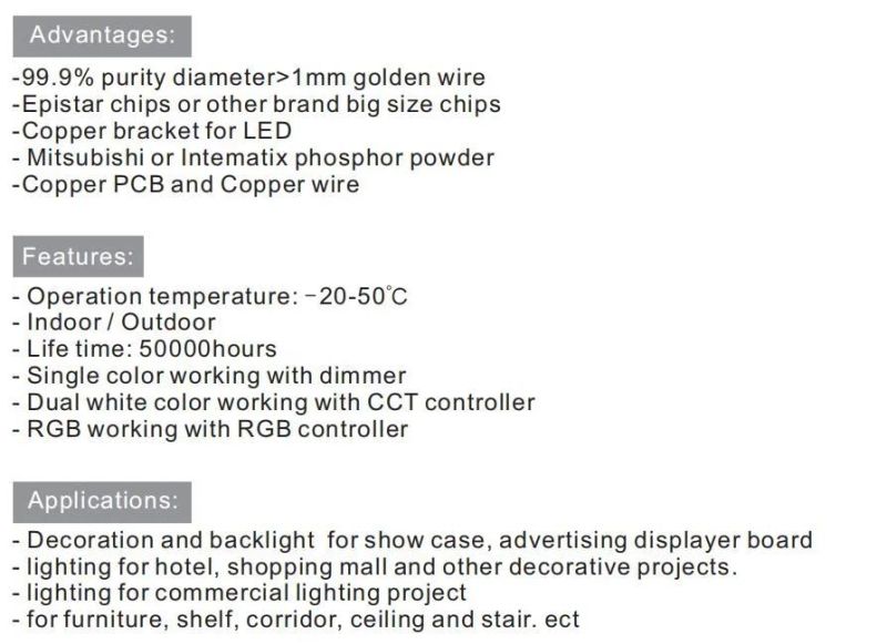 DC 24V SMD 2835 60LEDs/M Waterproof LED Strip Light