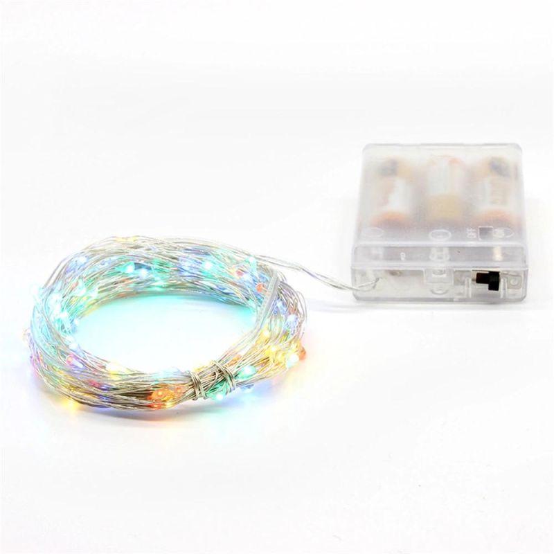 Copper Wire 3 AA Battery Operated LED Micro String Light