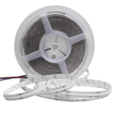 RGB COB LED Strip Light 840 LEDs DV12V 24V Flexible COB Light 10mm PCB Width Waterproof Lighting