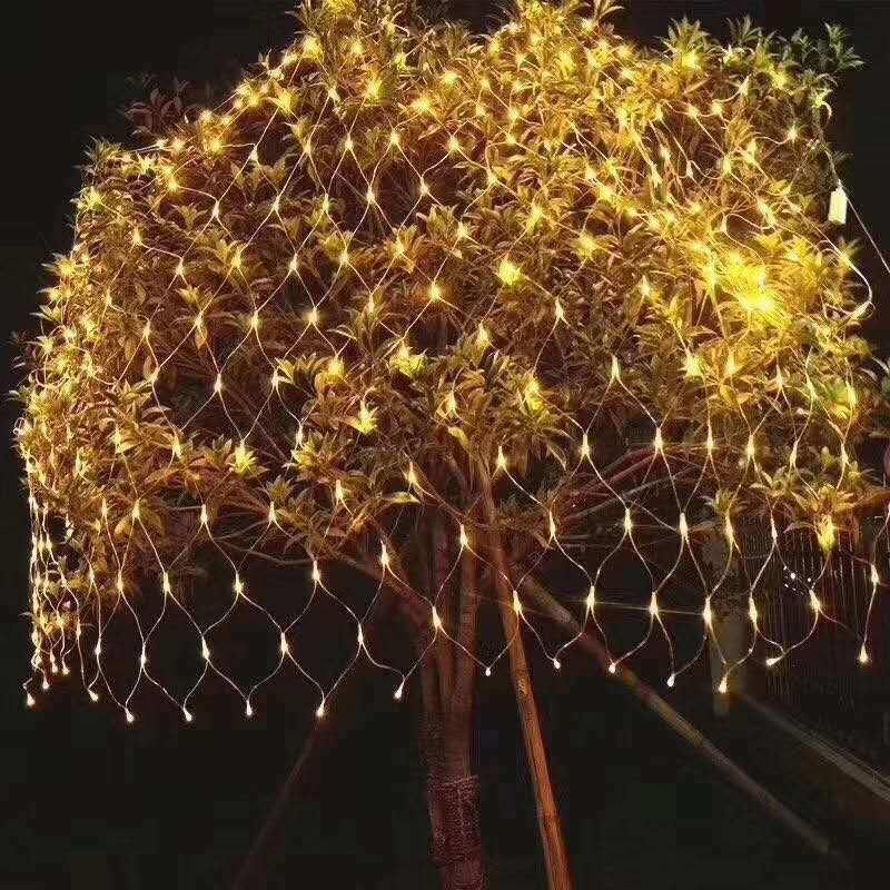 Outdoor Street Tree Light Decoration Smart Christmas Wrapped Tree Lighted Branches Lighted Trees