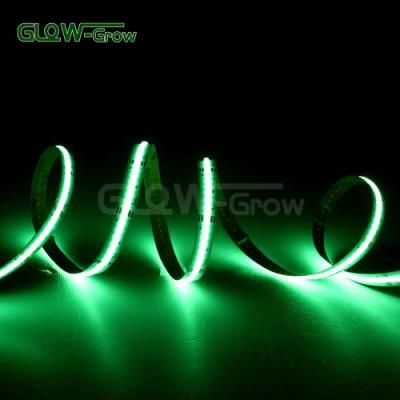 24V IP20 Soft Green Professional LED COB Strip RGB Light for House Ornament Desk Stairs Bar