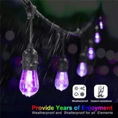 Patio Festoon Light E26 E27 Bulb Light String for Xmas Party Wedding Decoration