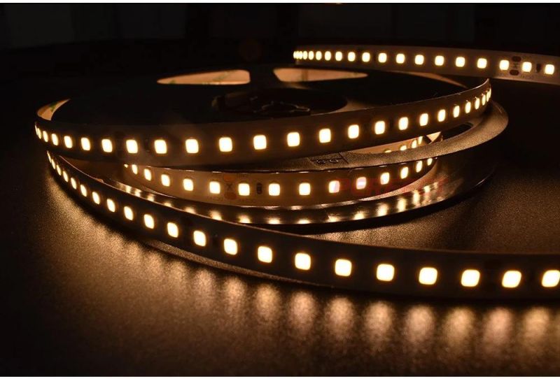 High Luminous Efficiency SMD2835 128LEDs/M 160lm/W LED Strip 24V IP20 Flexible LED Strip Light