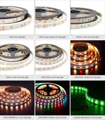 Wholesale Outdoor 5m 12V 24V Smart Flexible 2835 5050 Waterproof RGBW RGB LED Light Strips