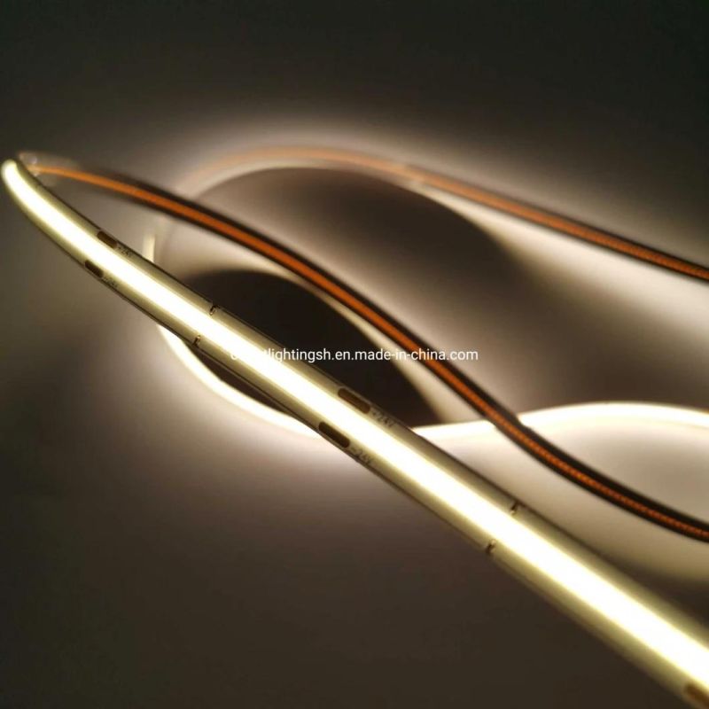 12V 24V IP20 Non Dots 3000K COB LED Strip Light