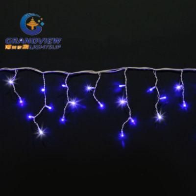 280 LED Blue Color 60 Drops Icicle Curtain (L4, 5mxH20/40/80cm)