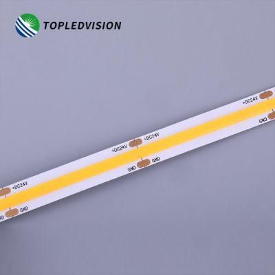 High Bright No Dots Lighting DC24V 528LEDs Flexible COB LED Strip