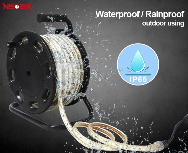 AC230V LED Strip Light for Outdoor Use Waterproof IP65 Used in Staircase Construction Hoist