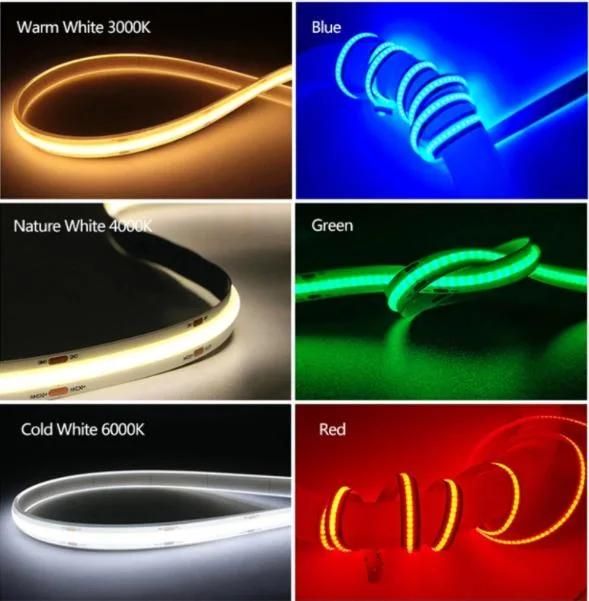 512LEDs Flexible Waterproof 5m 24V Spot-Free LED Light Strips