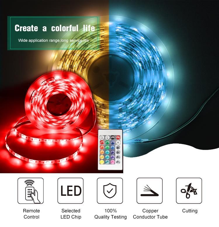 Smart WiFi Flexible Waterproof 5050 RGB Kits Flexible LED Strips Lights