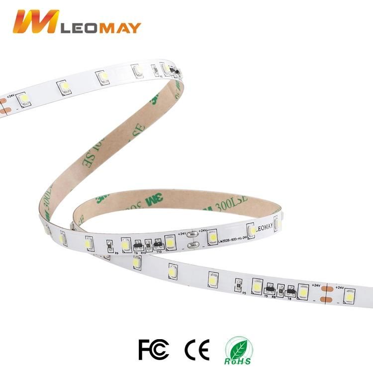 High Bright IP65 SMD3528 60LEDs/m 24V Constant Current LED Strip No volt drop