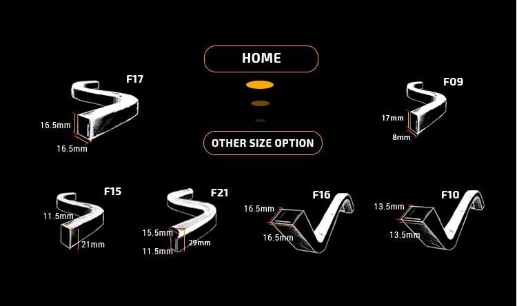 IP68 Waterproof Outdoor Wall Stair Lamps LED Strip Lighting