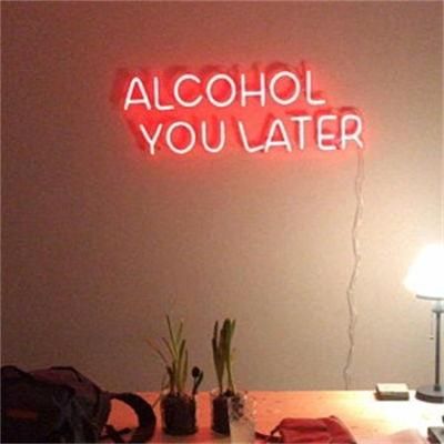 Drop Shipping Wall Mounted Decorative Silicone Neon Sign Light Acrylic Do Fun Shit Letter LED Neon Sign Custom