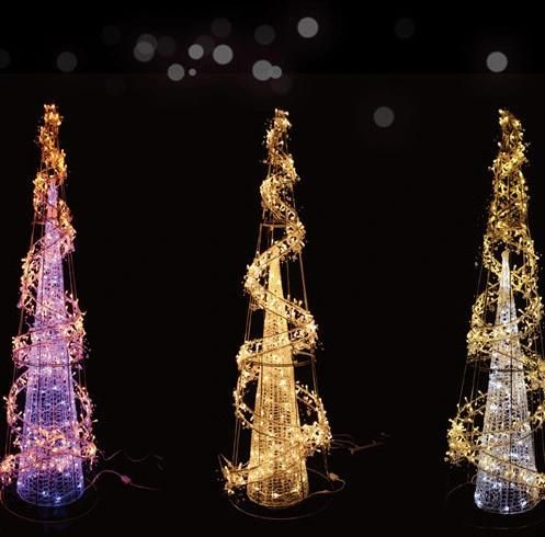 1.8m High Tree Lights Decorative LED Crystal Christmas Tree Decoration LED Motif Light