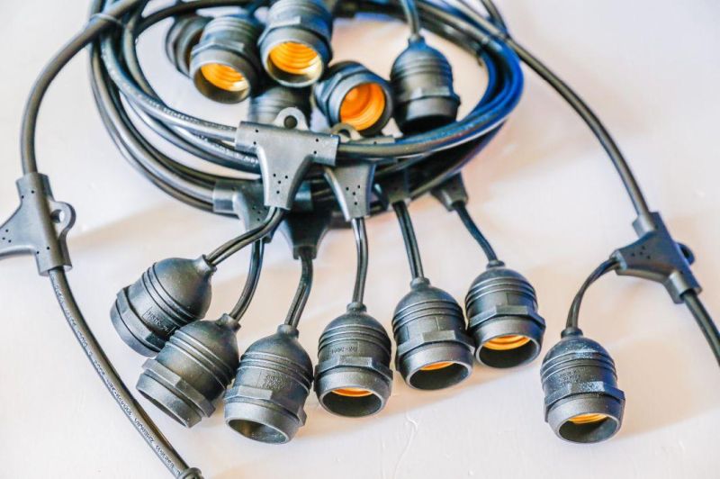 Europe Standard Low Price Outdoor Waterproof Power Cord for LED String Lights