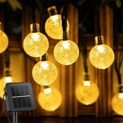 Outdoor Decoration Bubble Ball Light Garden Solar LED String