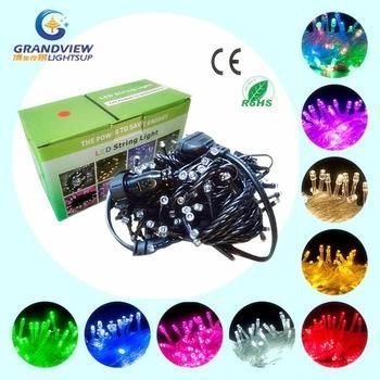 220V PVC Wire Non-Connect Christmas Decor String LED Light