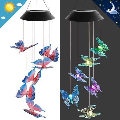 Solar Wind Chimes LED String Light for Outdoor