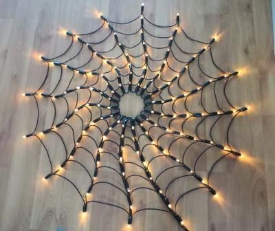 Spider Web Christmas Decoration LED Net Light