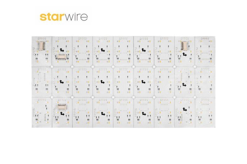 SMD3838 Plus SMD2835 Two Color LED Flex Tile for Lighting Box