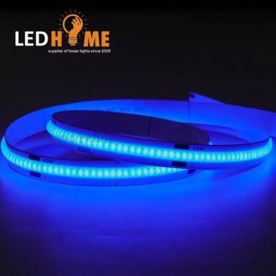 DC12V/24V 6W 10W 14W COB Strip Light Blue Color Dots Free LED Linear