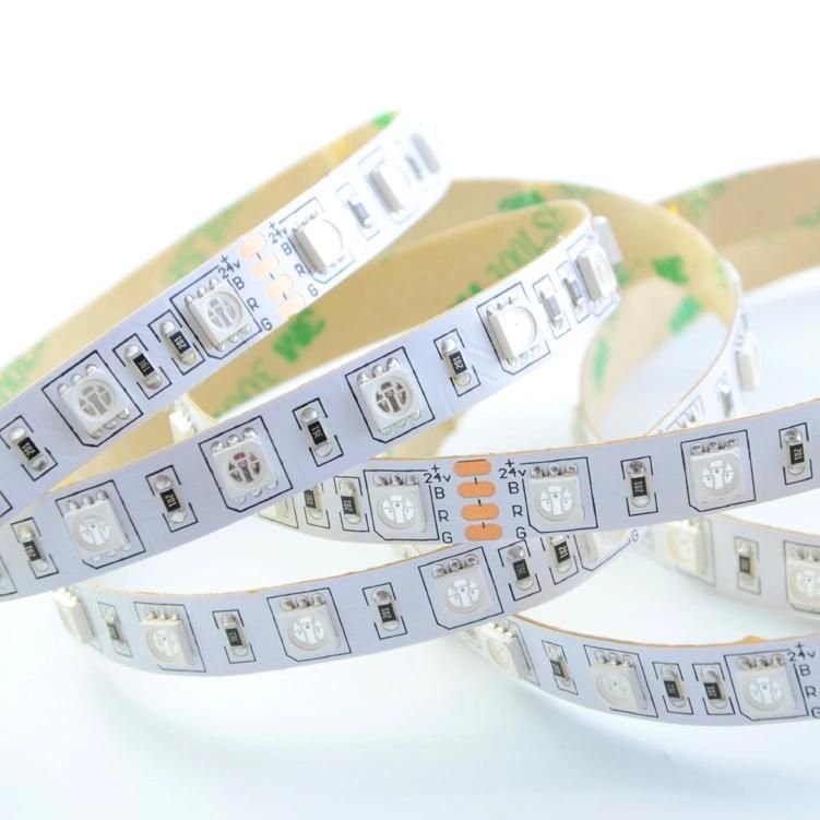 SMD5050 60LEDs,24V No UV/IR radiation LED strip.