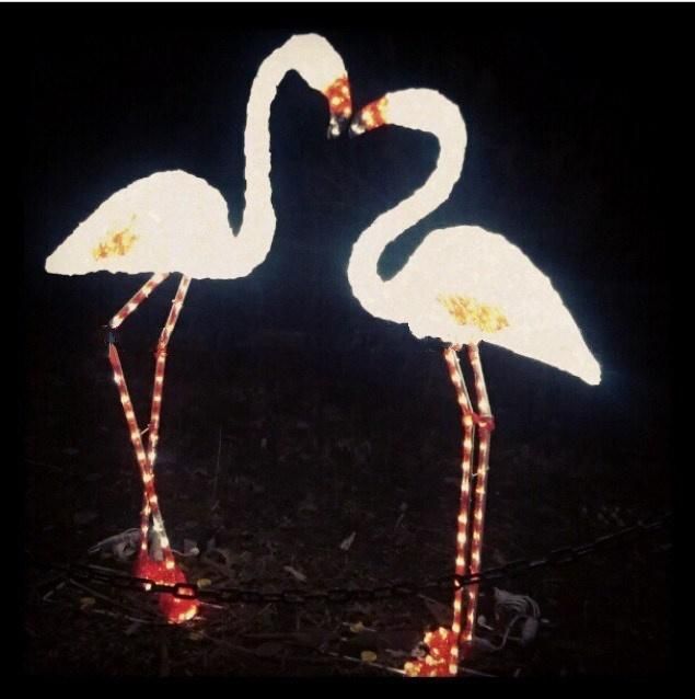 LED Decoration Xmas Lights Garden Decor Flamingo