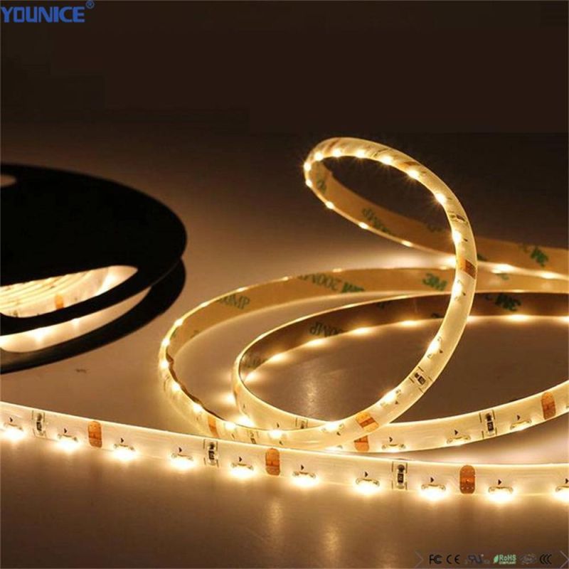 Side View Lighting DC12V 4.8W 60LEDs/M SMD335 Linear LED Flexible Tape Strip